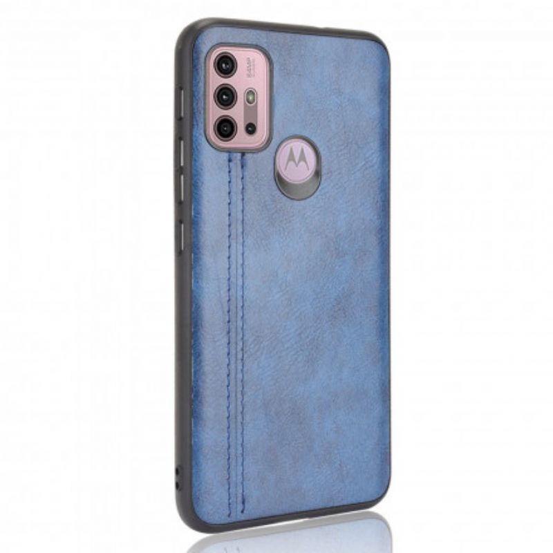 Deksel Moto G30 / G10 Couture Skinneffekt