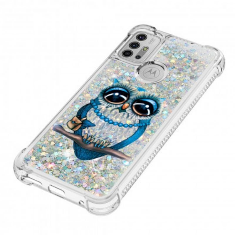 Deksel Moto G30 / G10 Miss Glitter Owl