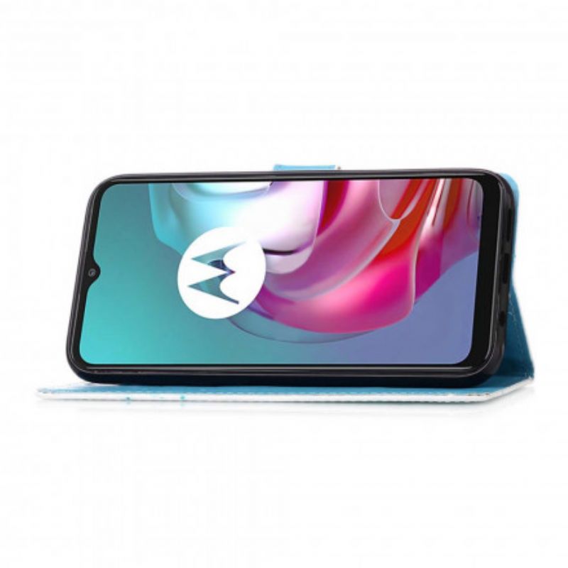 Folio Deksel Moto G30 / G10 Elsker The Wave