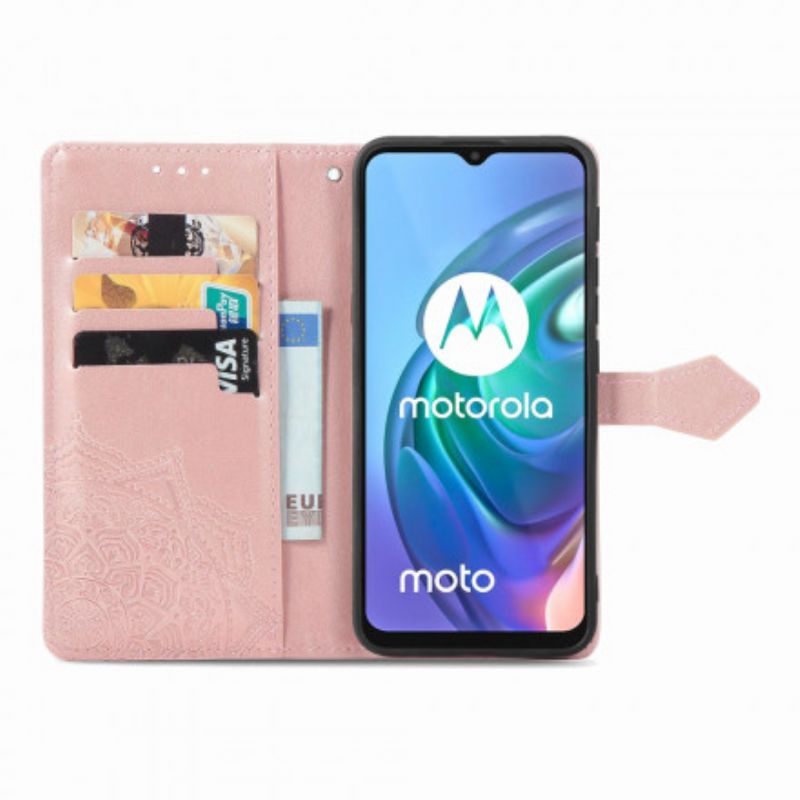 Folio Deksel Moto G30 / G10 Mandala Middelalder