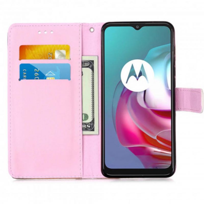 Folio Deksel Moto G30 / G10 Panda Galaxy Beskyttelse Deksel