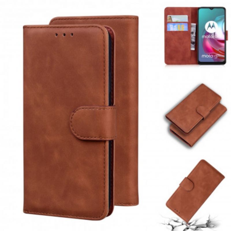 Folio Deksel Moto G30 / G10 Style Leather Vintage Couture Beskyttelse Deksel