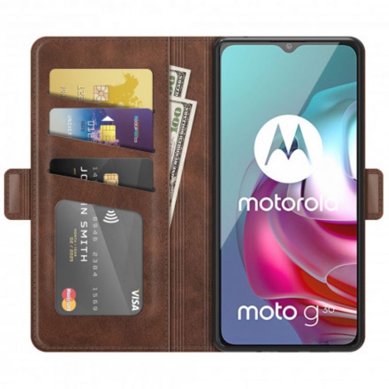 Folio Deksel Til Moto G30 / G10 Dobbel Klaff