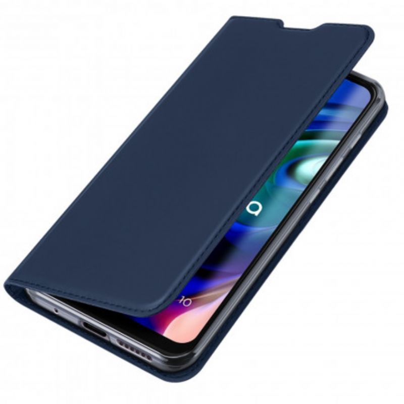 Folio Deksel Til Moto G30 / G10 Skin Pro Dux Ducis