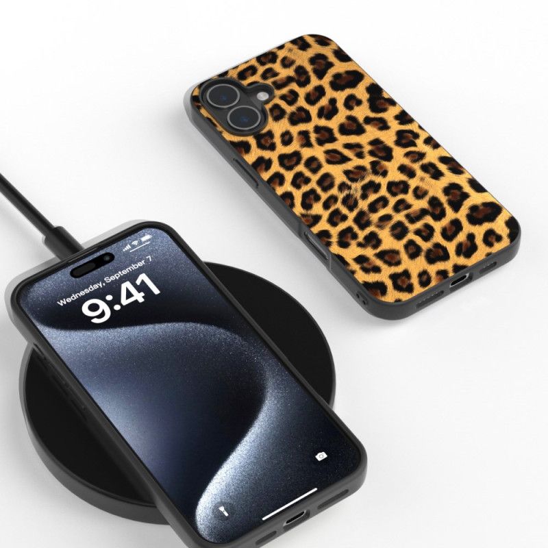 Deksel iPhone 16 Leopardstil Beskyttelse Deksel