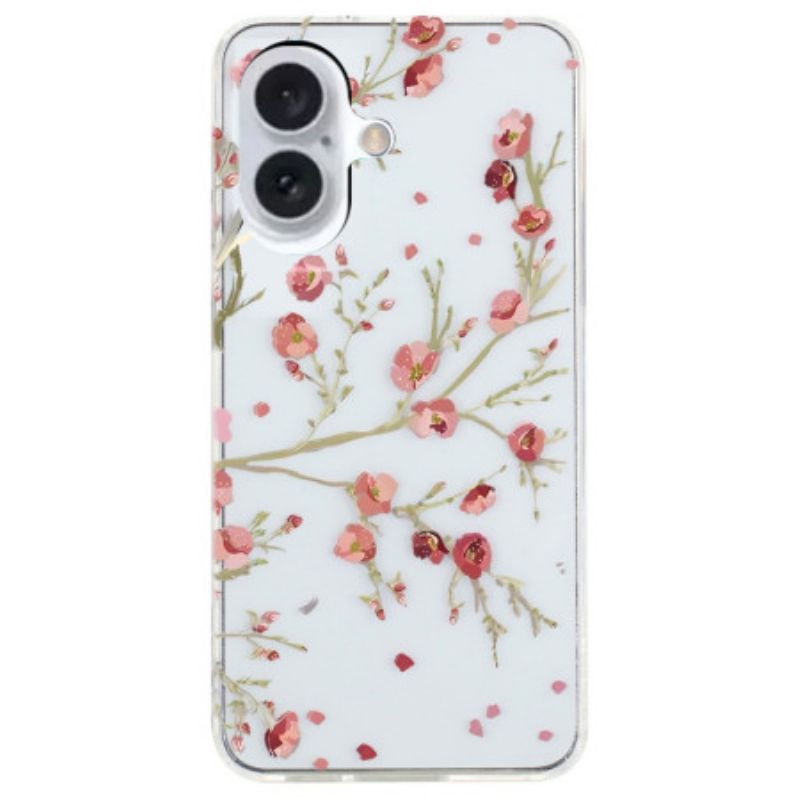 Deksel iPhone 16 Mobildeksel Blomster