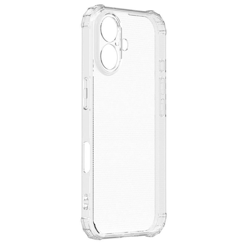 Deksel iPhone 16 Transparent Forsterket Beskyttelse Deksel