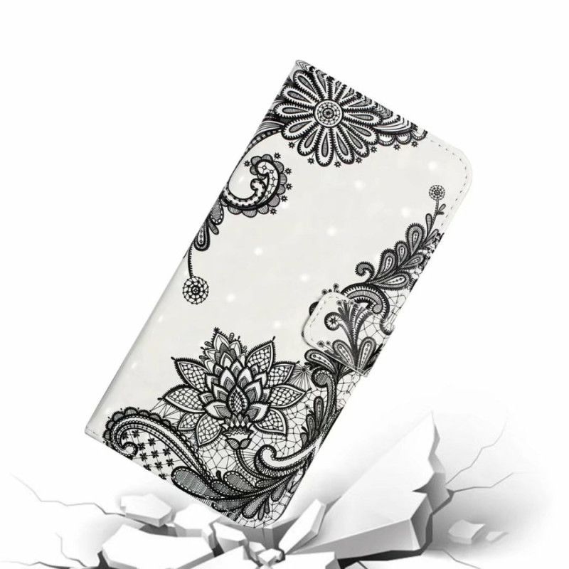 Folio Deksel iPhone 16 Blondeblomst