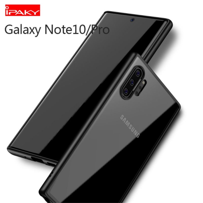 Deksel for Samsung Galaxy Note 10 Plus Svart Ipaky Hybrid-Serie