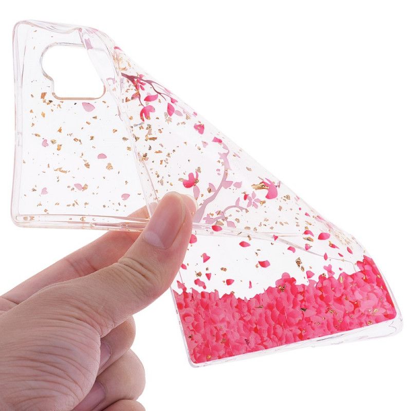 Deksel Samsung Galaxy Note 10 Plus Kronblader Og Glitter Anti-fall