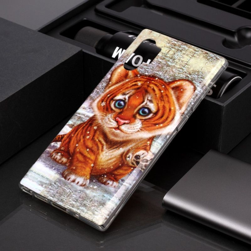 Deksel Samsung Galaxy Note 10 Plus Mobildeksel Baby Tiger