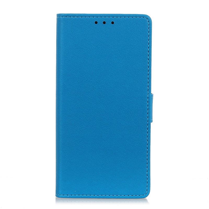 Folio Deksel for Samsung Galaxy Note 10 Plus Svart Bakluke I Skinn