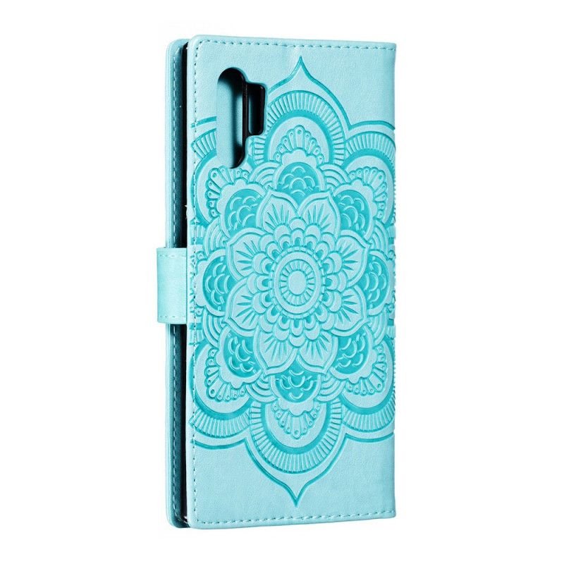 Folio Deksel Samsung Galaxy Note 10 Plus Svart Full Mandala Anti-fall