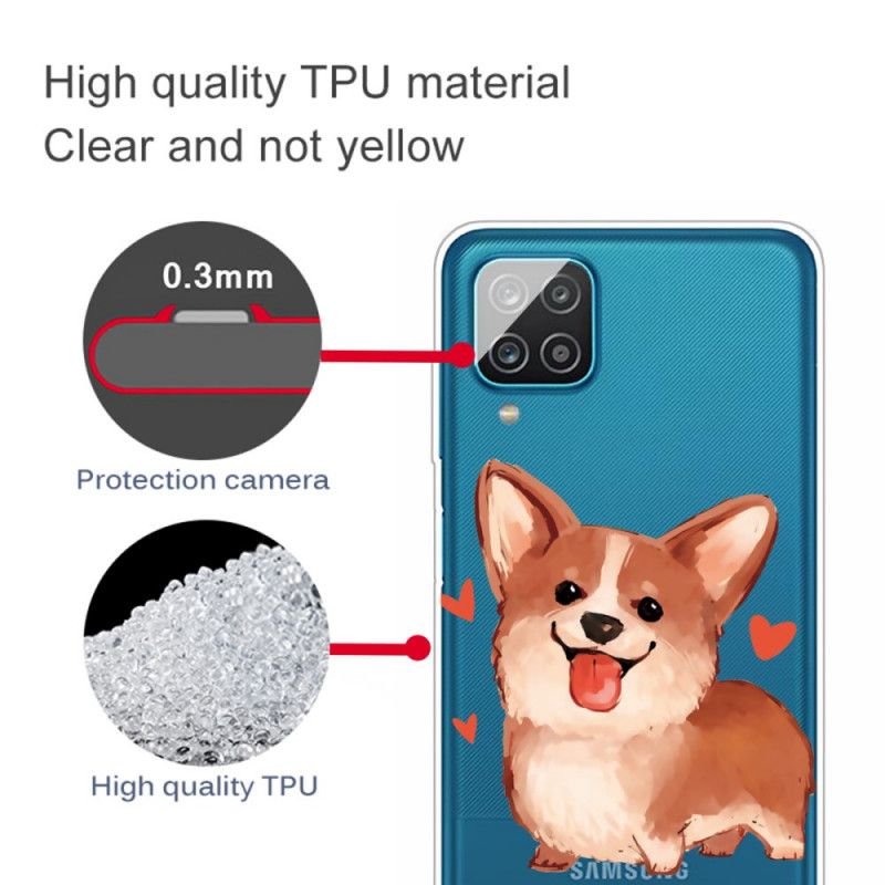 Deksel for Samsung Galaxy A12 Den Lille Hunden Min