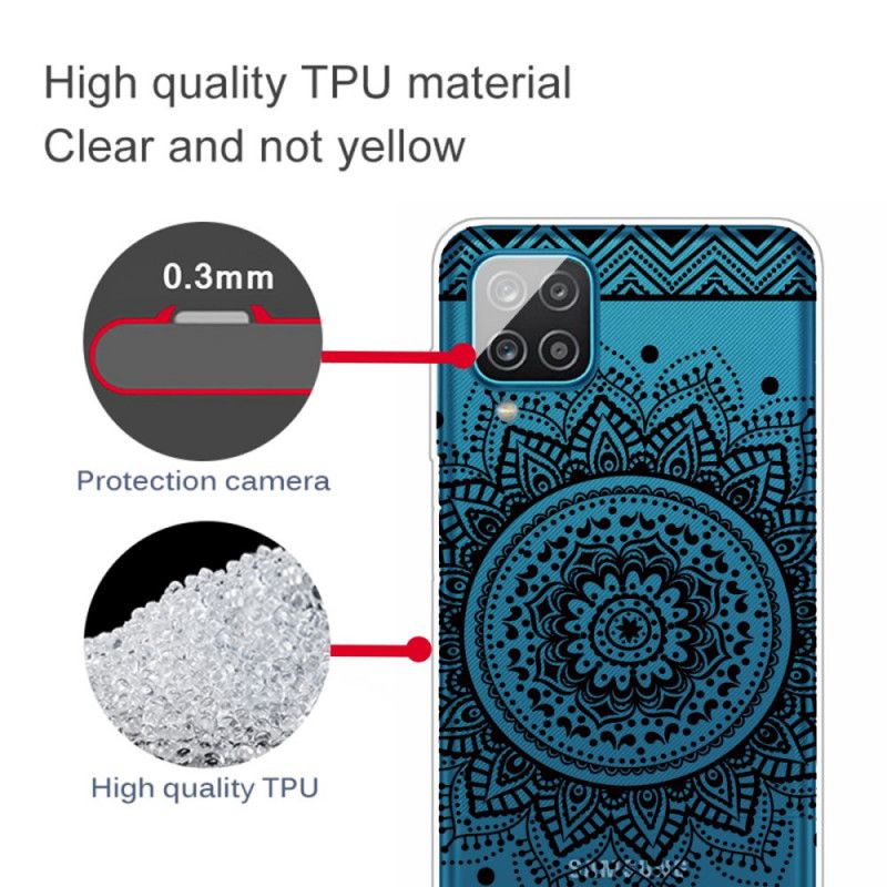 Deksel Samsung Galaxy A12 Mobildeksel Sublim Mandala