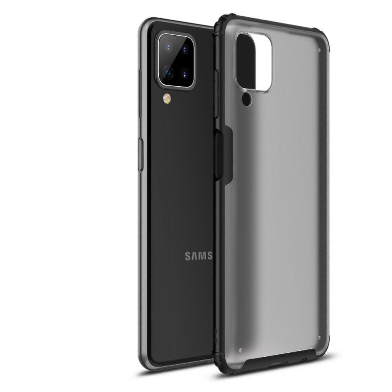 Deksel Samsung Galaxy A12 Svart Rustningsserie Anti-fall