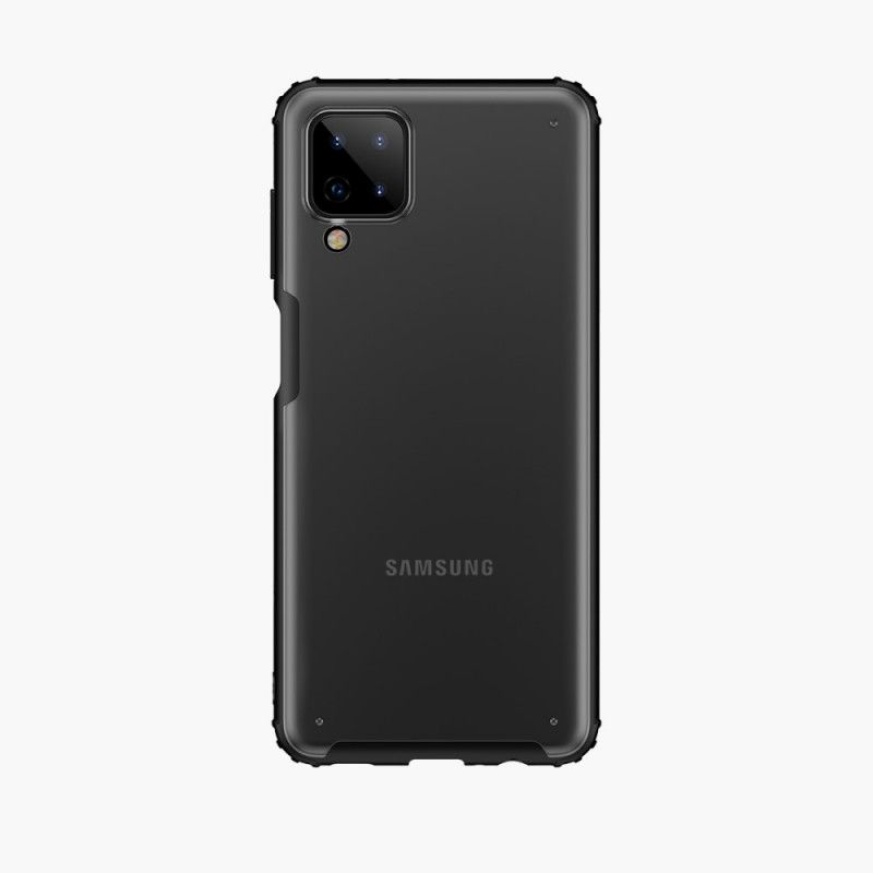 Deksel Samsung Galaxy A12 Svart Rustningsserie Anti-fall