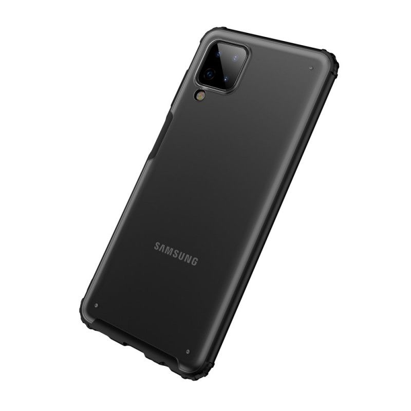 Deksel Samsung Galaxy A12 Svart Rustningsserie Anti-fall