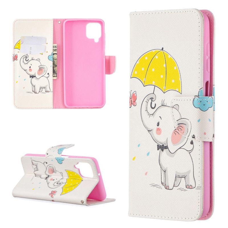 Folio Deksel for Samsung Galaxy A12 Elefant