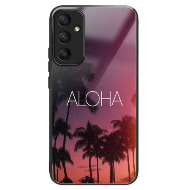 Deksel Samsung Galaxy A55 5g Aloha Herdet Glass