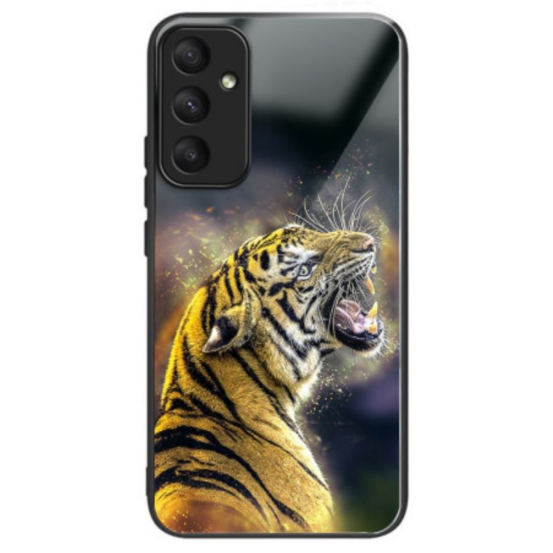 Deksel Samsung Galaxy A55 5g Brølende Tiger I Herdet Glass