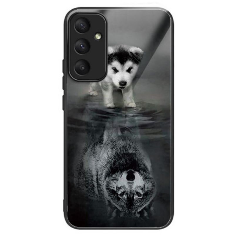 Deksel Til Samsung Galaxy A55 5g Puppy Dream Herdet Glass