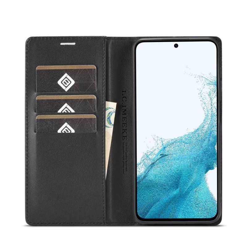 Folio Deksel Lær Samsung Galaxy A55 5g Mobildeksel Karbonfiber Lc.imeeke