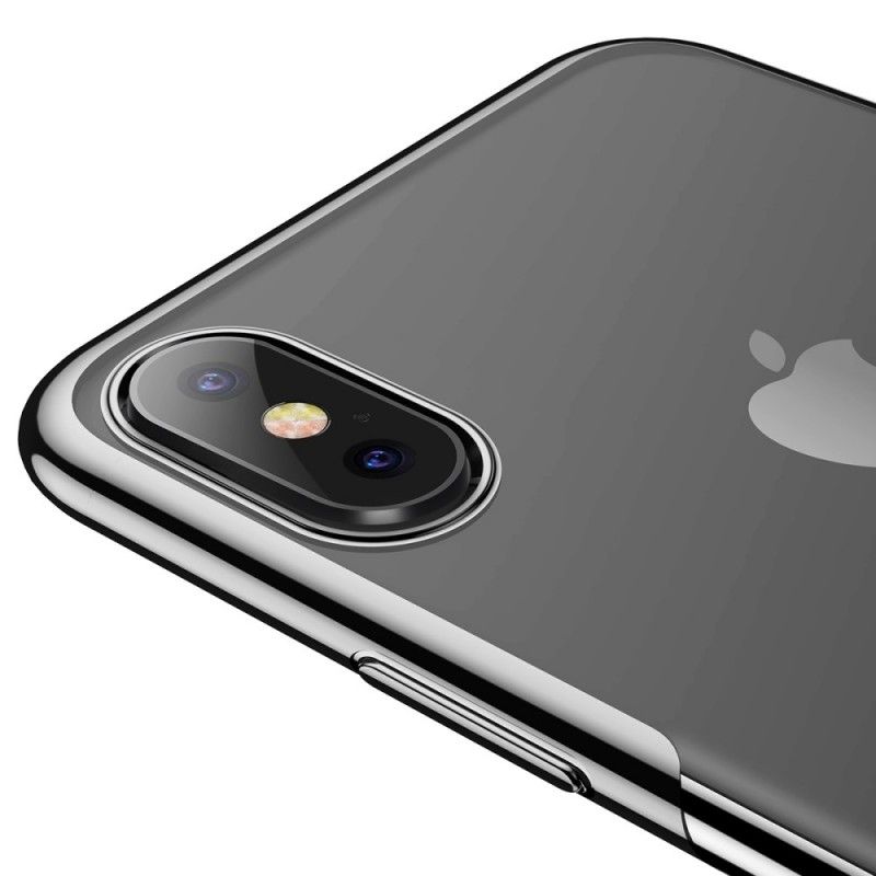 Deksel for iPhone XS Rød Baseus Skinnende Serie