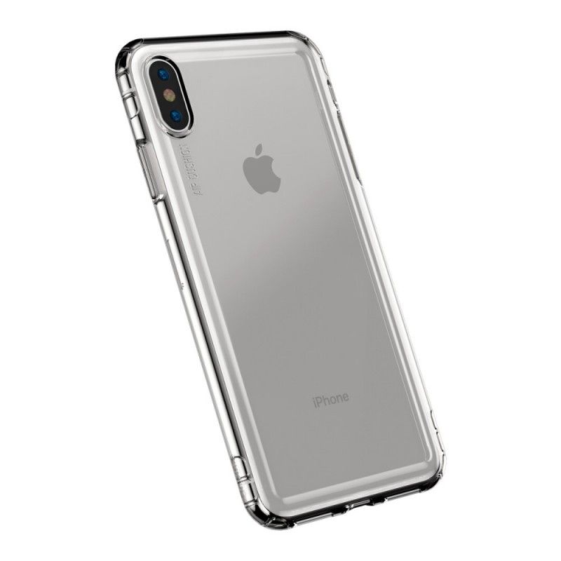 Deksel iPhone XS Gjennomsiktig Baseus Kollisjonsputer