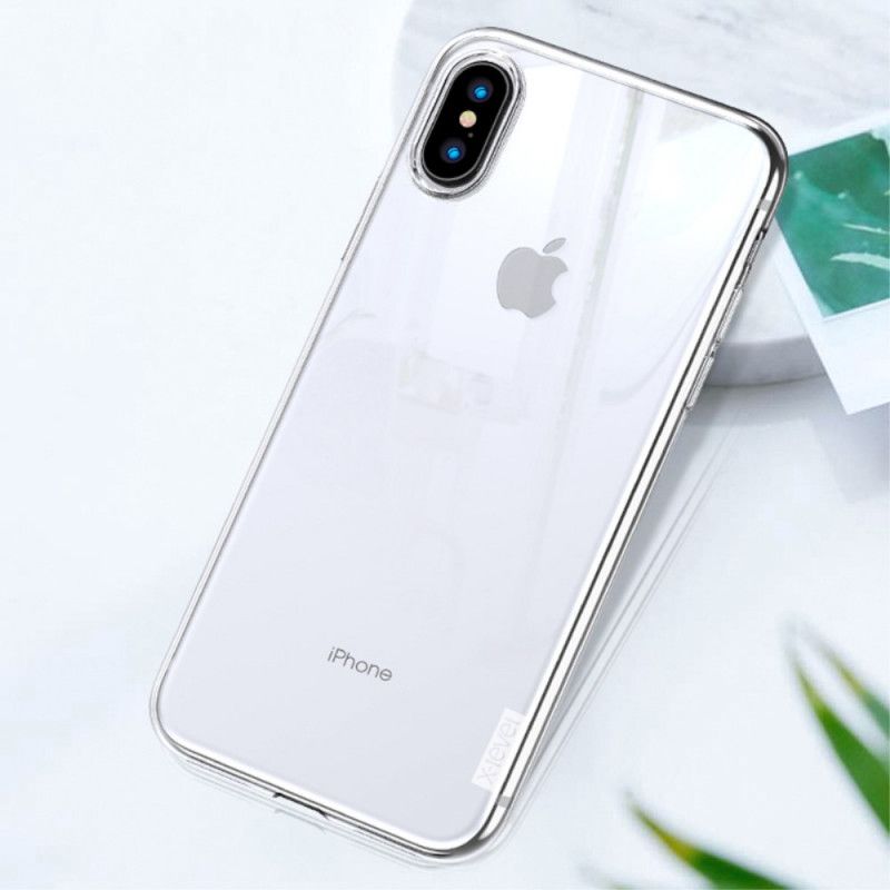 Deksel iPhone XS Gjennomsiktig X-Nivå