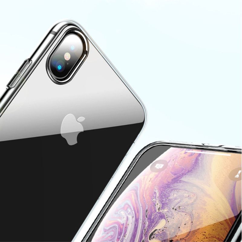 Deksel iPhone XS Gjennomsiktig X-Nivå