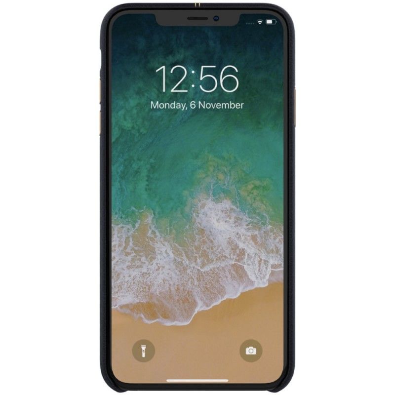 Deksel iPhone XS Svart Nillkin Englon-Serien