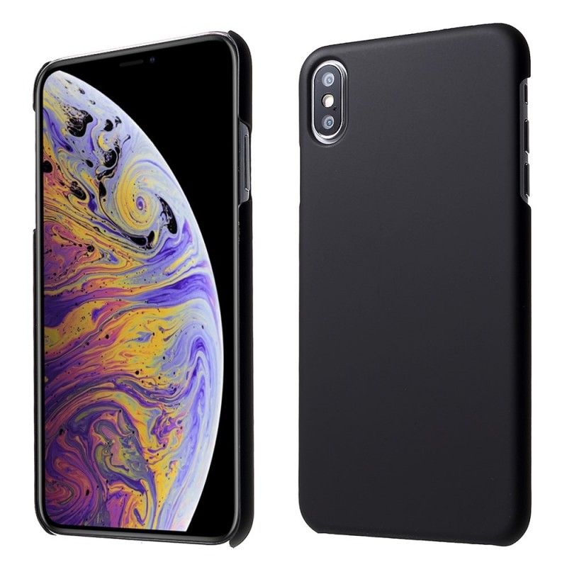 Deksel iPhone XS Svart Stiv Silikon