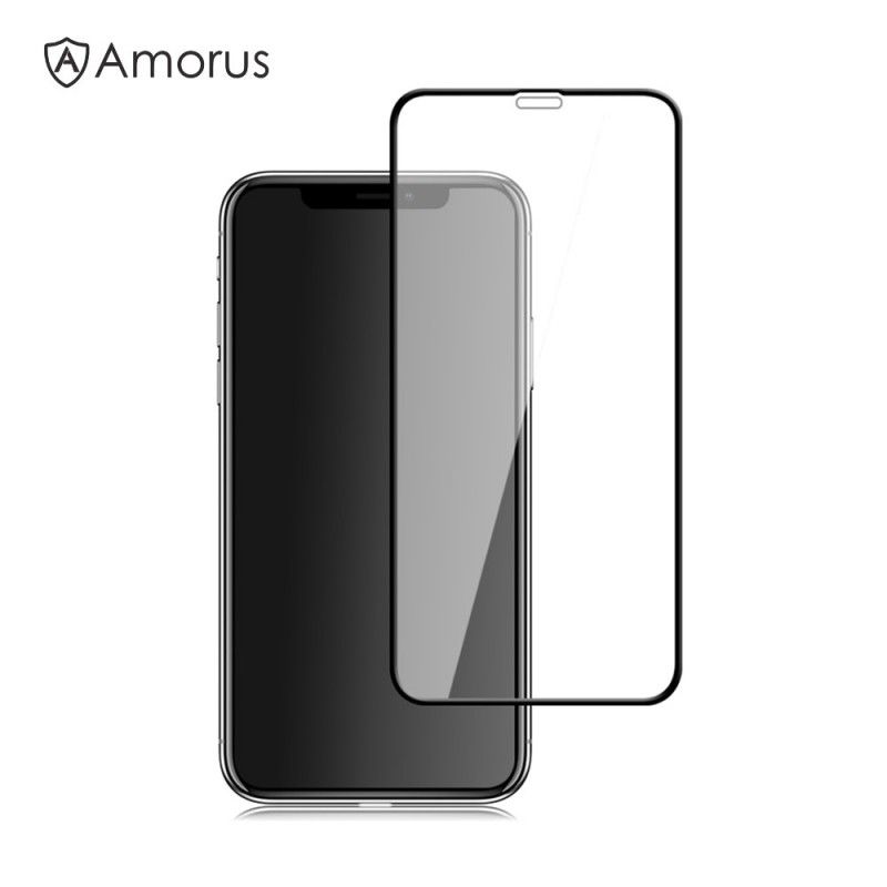 Herdet Glassbeskyttelse For iPhone XS Amorus-Skjermen