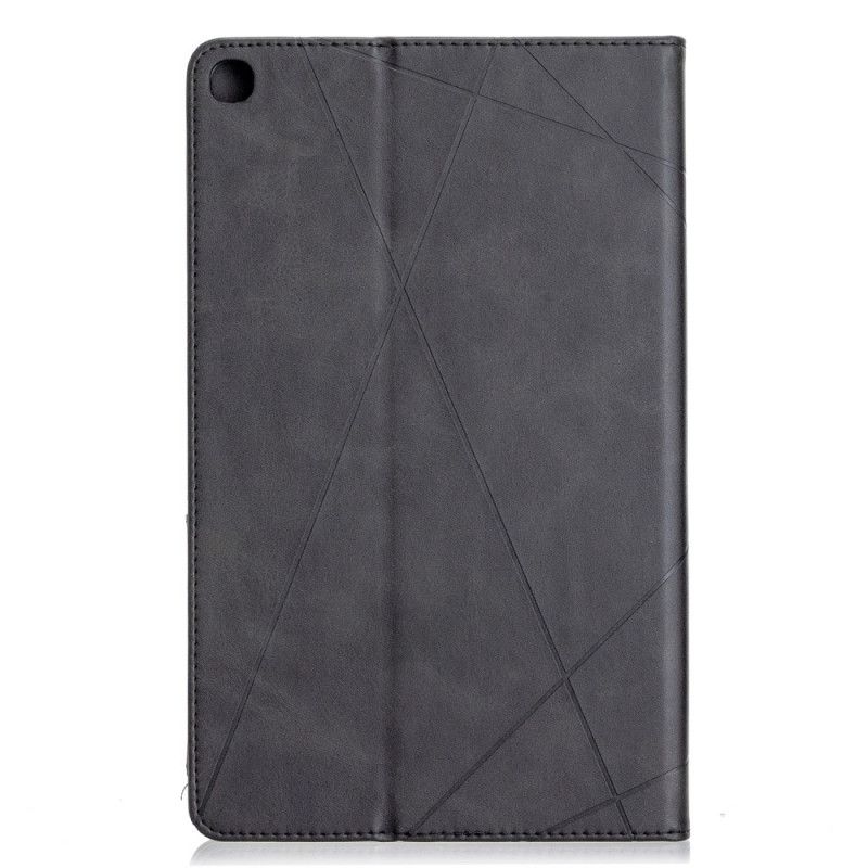 Case Etui Samsung Galaxy Tab A 10.1 (2019) Grå Geometri