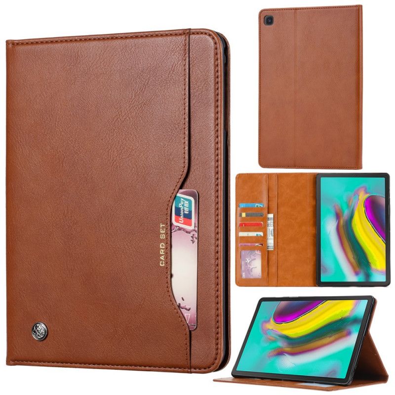 Case Etui Samsung Galaxy Tab A 10.1 (2019) Svart Kortsett