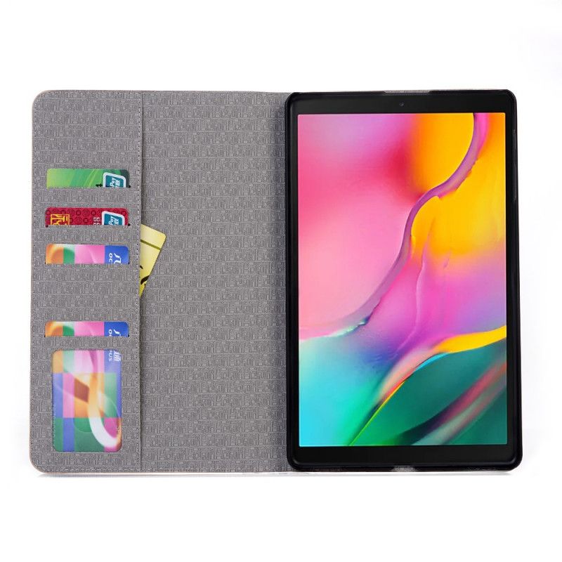 Etui for Samsung Galaxy Tab A 10.1 (2019) Grå Vintage Kort