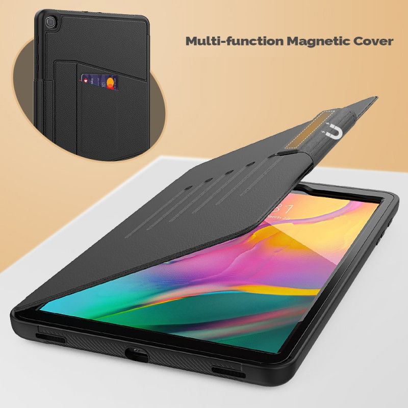 Etui Samsung Galaxy Tab A 10.1 (2019) Svart Magnetisk Flervinkelstøtte