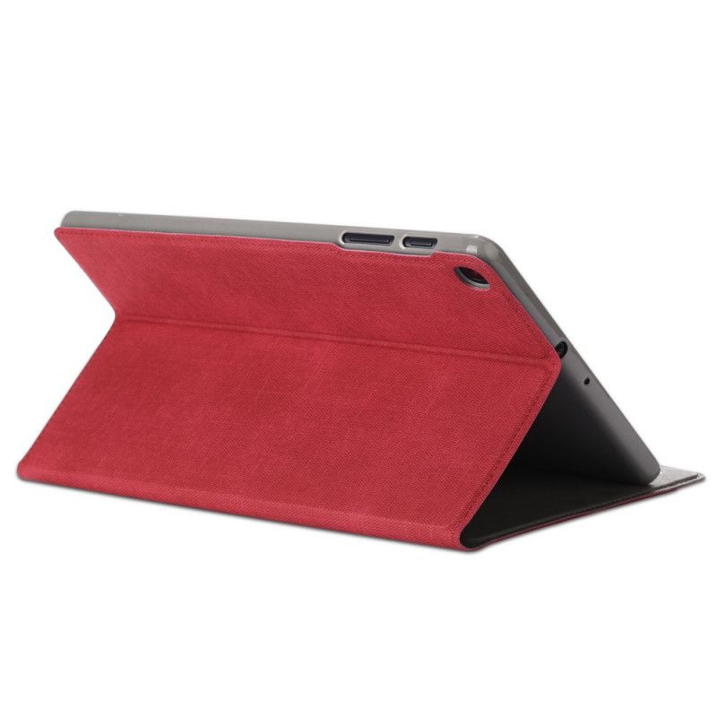 Etui Samsung Galaxy Tab A 10.1 (2019) Svart Retro Business Skinn-Effekt