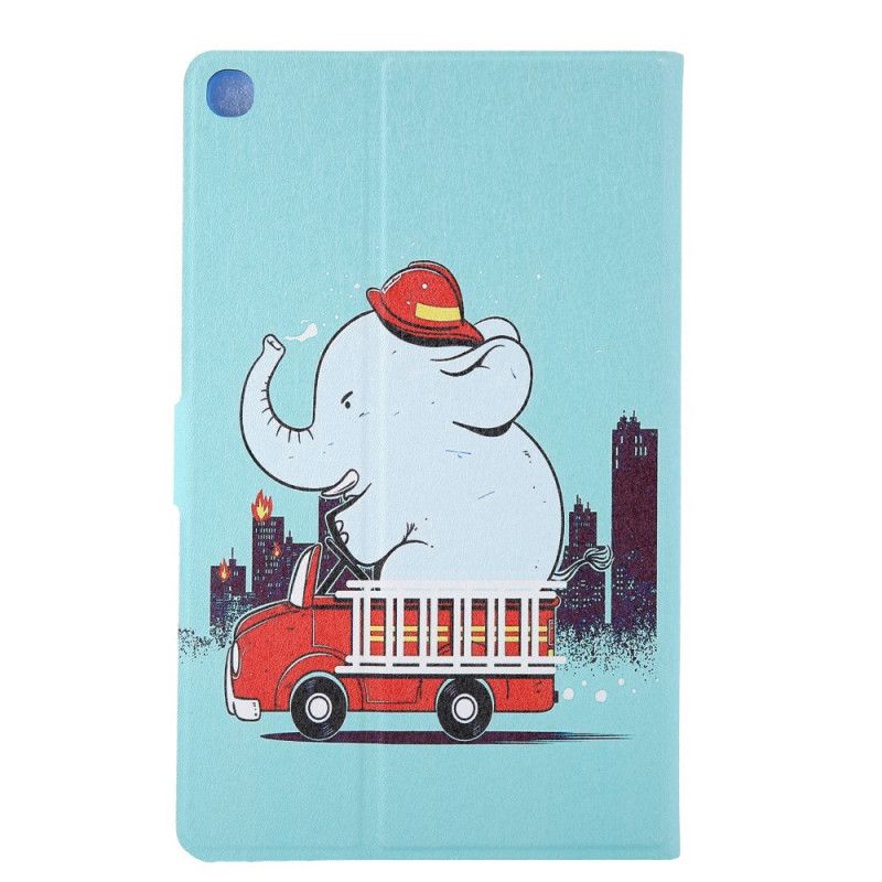 Folio Deksel for Samsung Galaxy Tab A 10.1 (2019) Brannmann Elefant