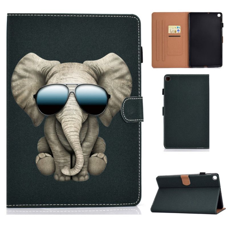 Folio Deksel for Samsung Galaxy Tab A 10.1 (2019) Elefant Inkognito