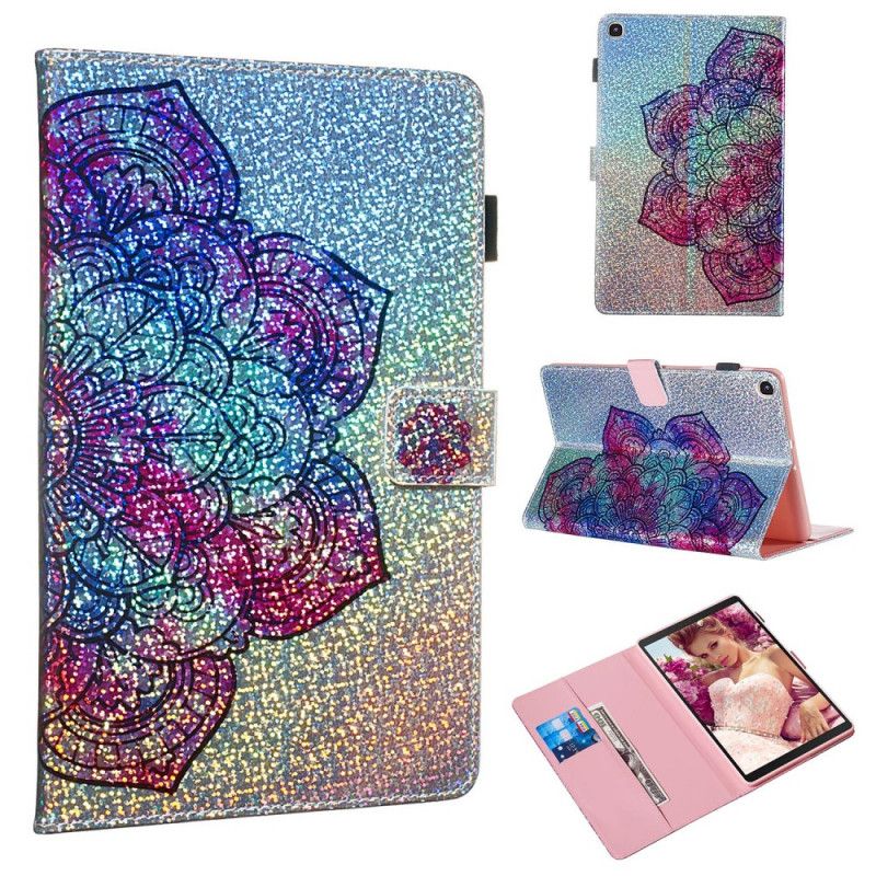 Folio Deksel for Samsung Galaxy Tab A 10.1 (2019) Glittermandala