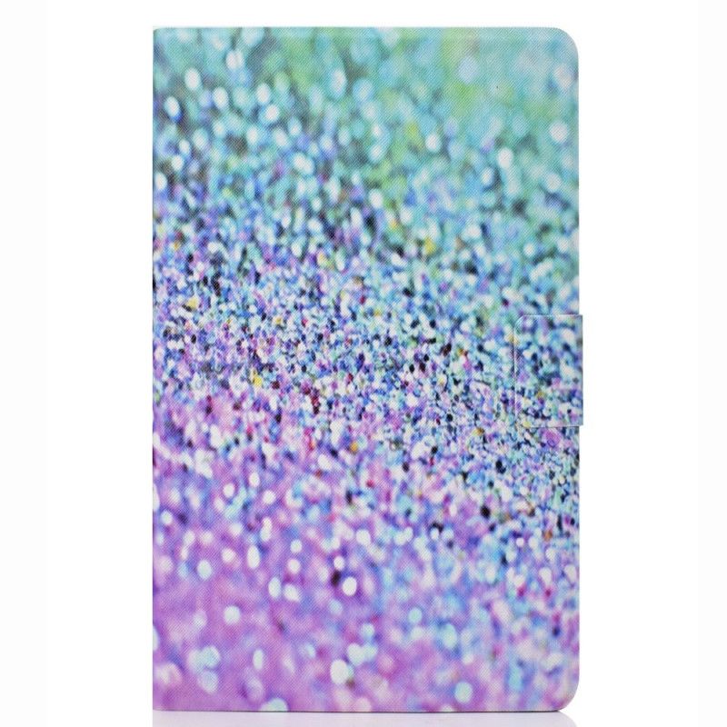 Folio Deksel for Samsung Galaxy Tab A 10.1 (2019) Grønn Skinnende Paljetter