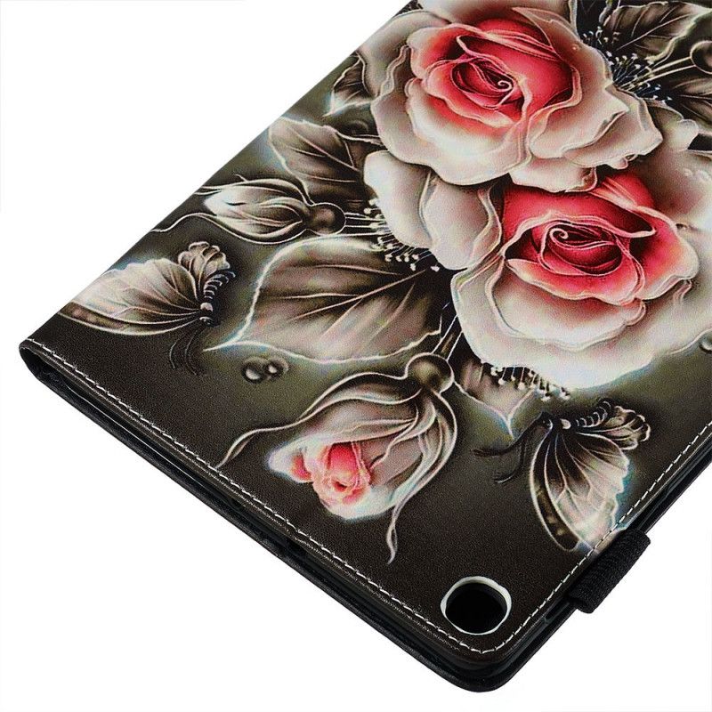 Folio Deksel Samsung Galaxy Tab A 10.1 (2019) Blomsterbukett