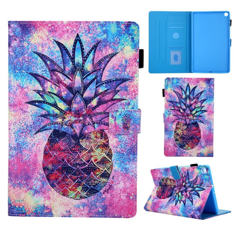 Folio Deksel Samsung Galaxy Tab A 10.1 (2019) Funky Ananas Beskyttelse