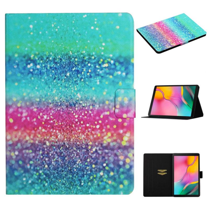 Folio Deksel Samsung Galaxy Tab A 10.1 (2019) Glitterelement