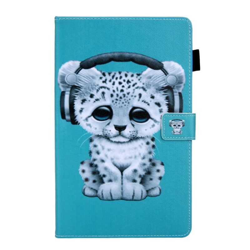 Folio Deksel Samsung Galaxy Tab A 10.1 (2019) Leopardmusikk