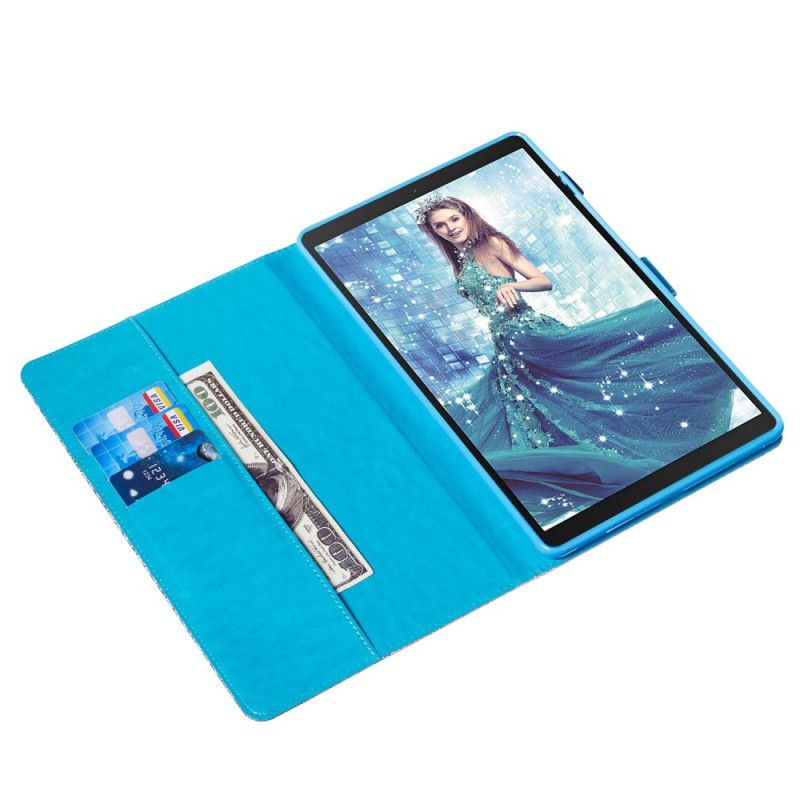 Lærdeksel Folio Deksel Samsung Galaxy Tab A 10.1 (2019) Havfrueglitter