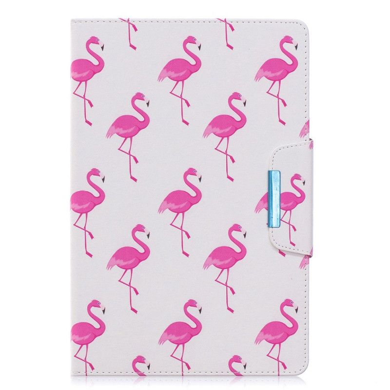 Lærdeksel Folio Deksel Samsung Galaxy Tab A 10.1 (2019) Mobildeksel Flamingoer
