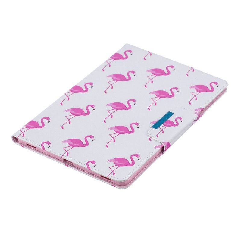 Lærdeksel Folio Deksel Samsung Galaxy Tab A 10.1 (2019) Mobildeksel Flamingoer